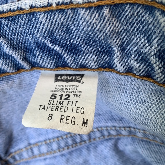 Vintage Levi’s 512 light wash high waist mom jeans - Picture 8 of 9